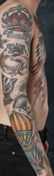 Татуировка длинный рукав 3